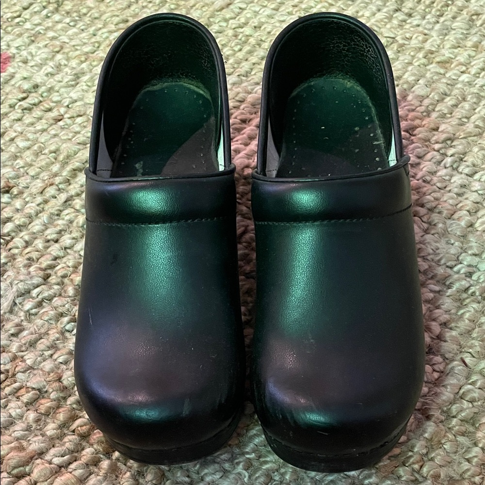 Black Dansko Clogs Size 38
